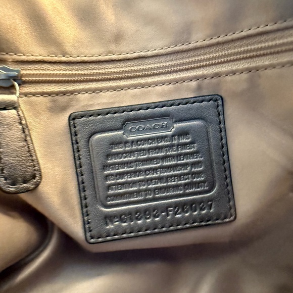 Coach Taylor Python Print Bag. Soft Canvas Excellent Condition. - Picture 4 of 5